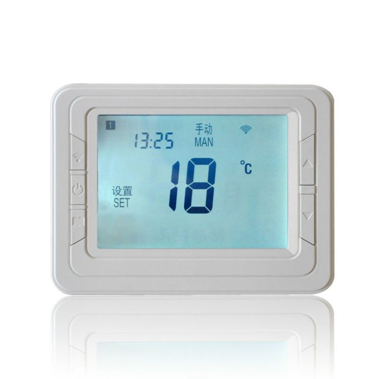 莱珂S618水地暖无线大液晶温控器 智能温度控制器