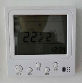 山西客户D202电采暖编程液晶温控器案例
